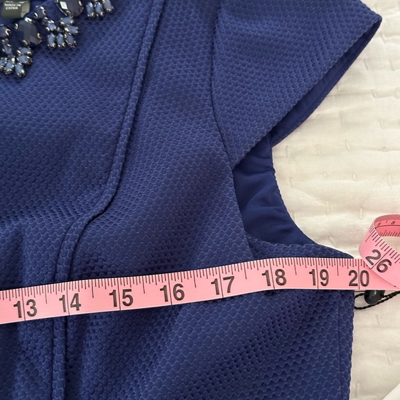 Adrianna Papell Blue Dress NWT Cocktail S12 New w Tags attached - Picture 11 of 16